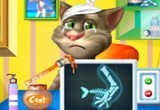 لعبة دكتور علاج ساق القط المتحدث توم