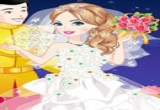 العاب تلبيس سندريلا فستان زفافها