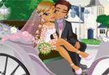 لعبة عربة زفاف العرسان