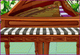 لعبة العزف على البيانو